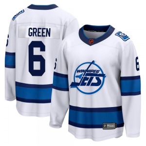 Youth Ted Green Winnipeg Jets Fanatics Branded Breakaway White Special Edition 2.0 Jersey