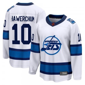 Youth Dale Hawerchuk Winnipeg Jets Fanatics Branded Breakaway White Special Edition 2.0 Jersey