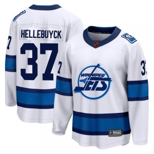Youth Connor Hellebuyck Winnipeg Jets Fanatics Branded Breakaway White Special Edition 2.0 Jersey