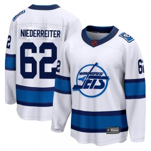 Youth Nino Niederreiter Winnipeg Jets Fanatics Branded Breakaway White Special Edition 2.0 Jersey