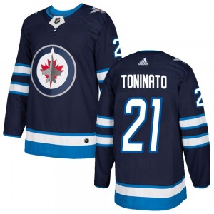Dominic Toninato Winnipeg Jets Adidas Authentic Navy Home Jersey