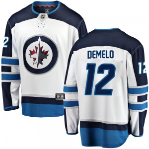 Dylan DeMelo Winnipeg Jets Fanatics Branded Breakaway White ized Away Jersey