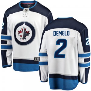 Dylan DeMelo Winnipeg Jets Fanatics Branded Breakaway White Away Jersey