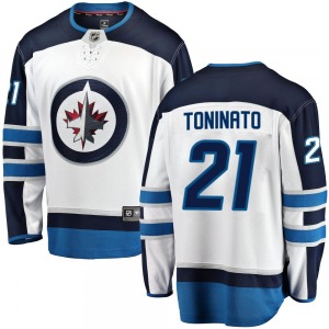 Dominic Toninato Winnipeg Jets Fanatics Branded Breakaway White Away Jersey