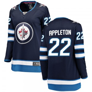 Women's Mason Appleton Winnipeg Jets Fanatics Branded Breakaway Blue Home Jersey
