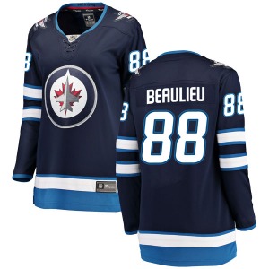 Women's Nathan Beaulieu Winnipeg Jets Fanatics Branded Breakaway Blue Home Jersey
