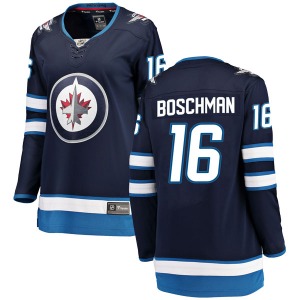Women's Laurie Boschman Winnipeg Jets Fanatics Branded Breakaway Blue Home Jersey