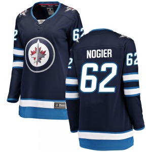 Women's Nelson Nogier Winnipeg Jets Fanatics Branded Breakaway Blue Home Jersey