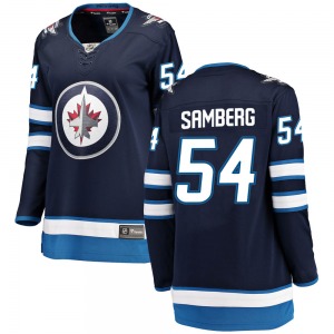 Women's Dylan Samberg Winnipeg Jets Fanatics Branded Breakaway Blue Home Jersey