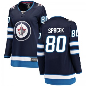Women's Michael Spacek Winnipeg Jets Fanatics Branded Breakaway Blue Home Jersey