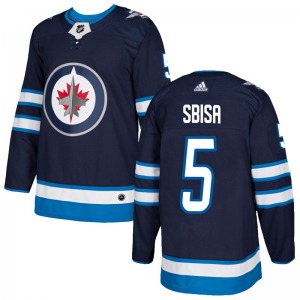 Youth Luca Sbisa Winnipeg Jets Adidas Authentic Navy Home Jersey