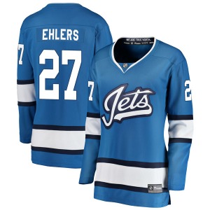 Women's Nikolaj Ehlers Winnipeg Jets Fanatics Branded Breakaway Blue Alternate Jersey