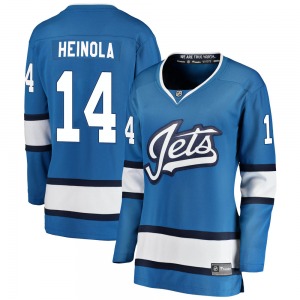 Women's Ville Heinola Winnipeg Jets Fanatics Branded Breakaway Blue Alternate Jersey