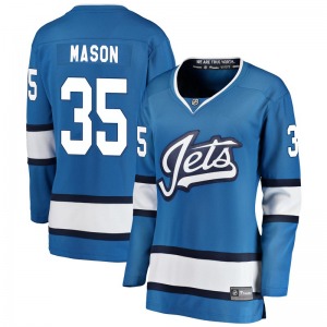 Women's Steve Mason Winnipeg Jets Fanatics Branded Breakaway Blue Alternate Jersey