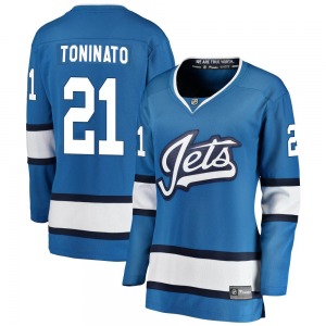 Women's Dominic Toninato Winnipeg Jets Fanatics Branded Breakaway Blue Alternate Jersey