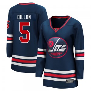 Women's Brenden Dillon Winnipeg Jets Fanatics Branded Premier Navy 2021/22 Alternate Breakaway Player Jersey