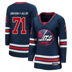 Women's Axel Jonsson-Fjallby Winnipeg Jets Fanatics Branded Premier Navy 2021/22 Alternate Breakaway Player Jersey