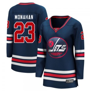 Women's Sean Monahan Winnipeg Jets Fanatics Branded Premier Navy 2021/22 Alternate Breakaway Player Jersey
