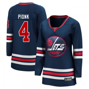 Women's Neal Pionk Winnipeg Jets Fanatics Branded Premier Navy 2021/22 Alternate Breakaway Player Jersey