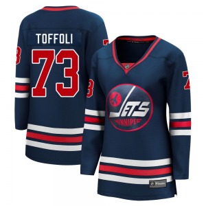 Women's Tyler Toffoli Winnipeg Jets Fanatics Branded Premier Navy 2021/22 Alternate Breakaway Player Jersey