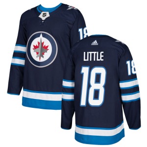 Bryan Little Winnipeg Jets Adidas Authentic Navy Jersey