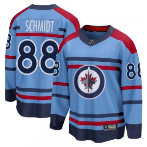 Youth Nate Schmidt Winnipeg Jets Fanatics Branded Breakaway Light Blue Anniversary Jersey