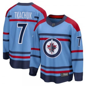 Youth Keith Tkachuk Winnipeg Jets Fanatics Branded Breakaway Light Blue Anniversary Jersey